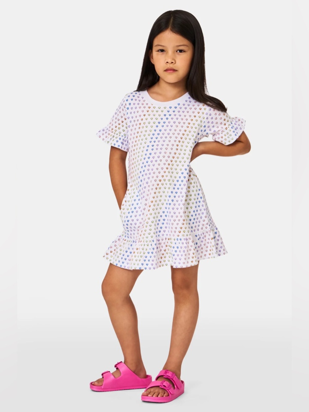 Roller Rabbit Girls Disco Hearts Esme Dress